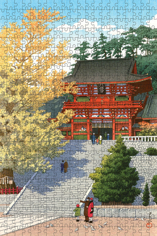 Pomegranate, Kawase Hasui: Tsurugaoka Hachiman Shrine 500-Piece Jigsaw Puzzle