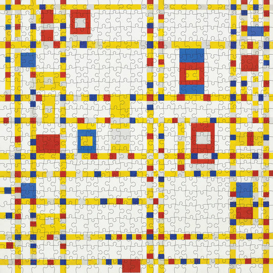 Pomegranate, Piet Mondrian: Broadway Boogie Woogie 500-Piece Jigsaw Puzzle