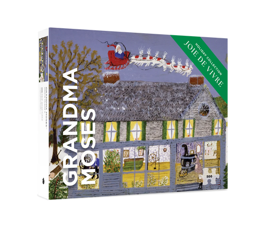 Pomegranate, Grandma Moses: Santa Claus II 500-Piece Puzzle