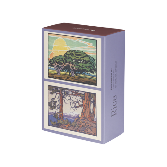 Pomegranate, William S. Rice 120-Piece Double-Sided Jigsaw Puzzle Set