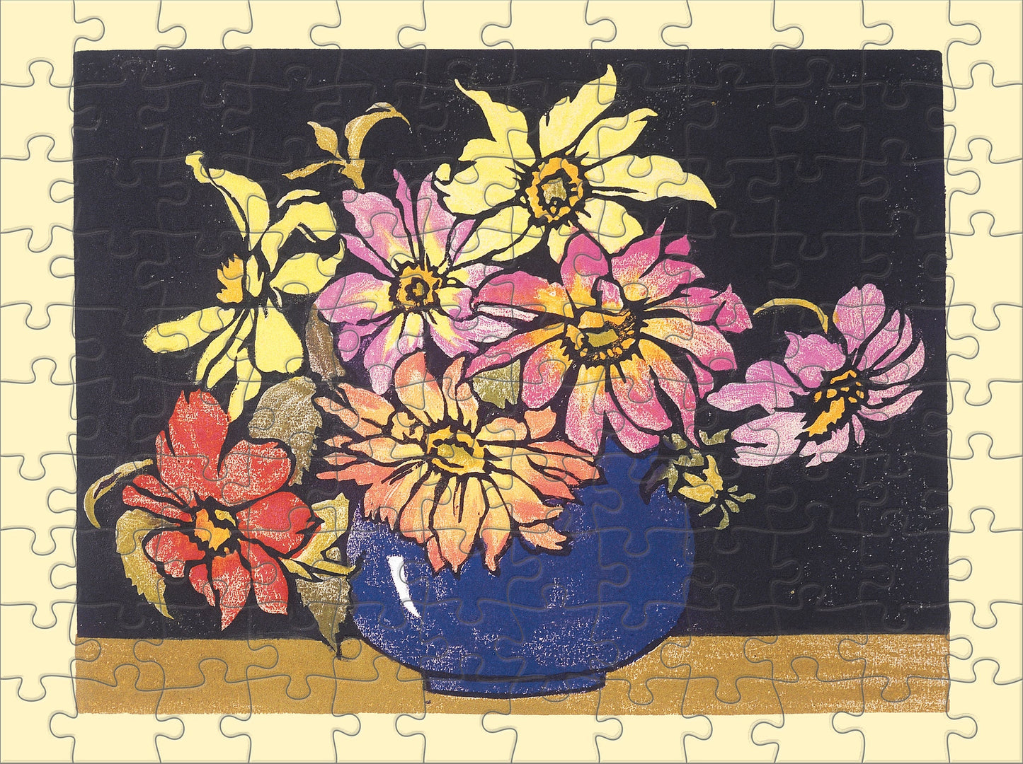 Pomegranate, William S. Rice 120-Piece Double-Sided Jigsaw Puzzle Set
