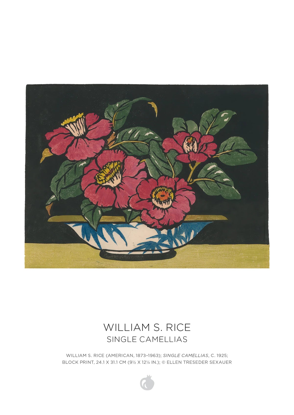Pomegranate, William S. Rice 120-Piece Double-Sided Jigsaw Puzzle Set
