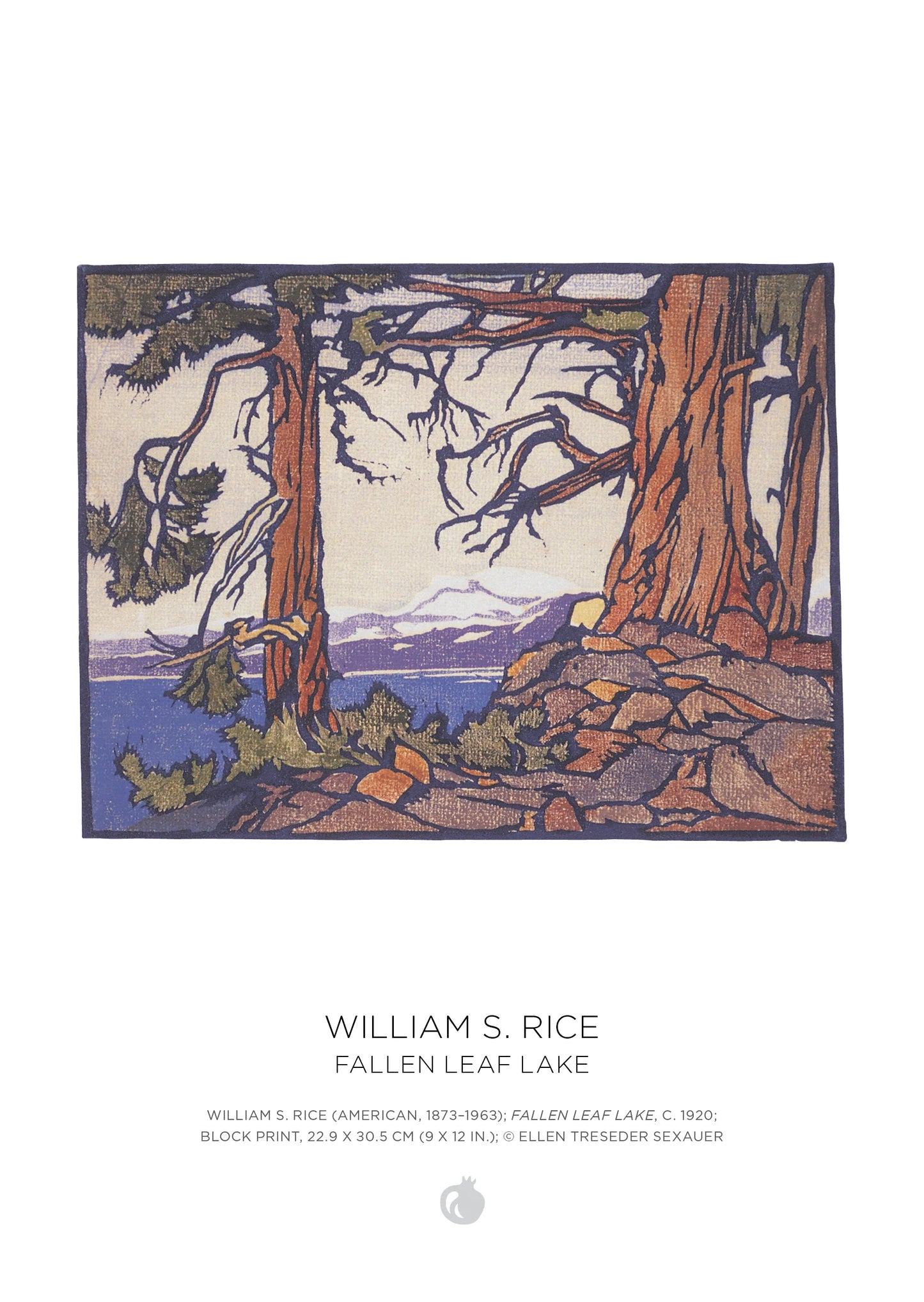 Pomegranate, William S. Rice 120-Piece Double-Sided Jigsaw Puzzle Set