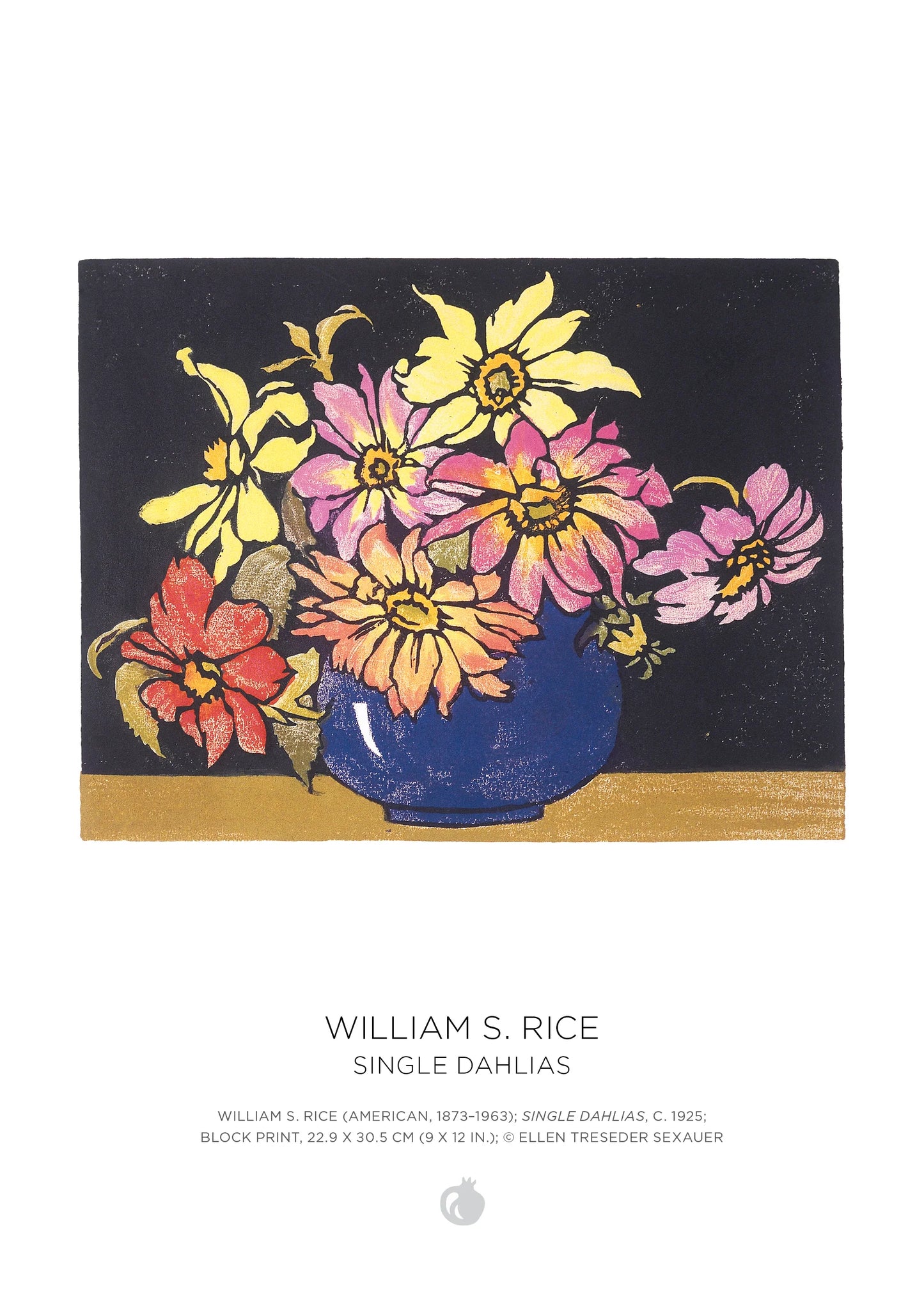 Pomegranate, William S. Rice 120-Piece Double-Sided Jigsaw Puzzle Set