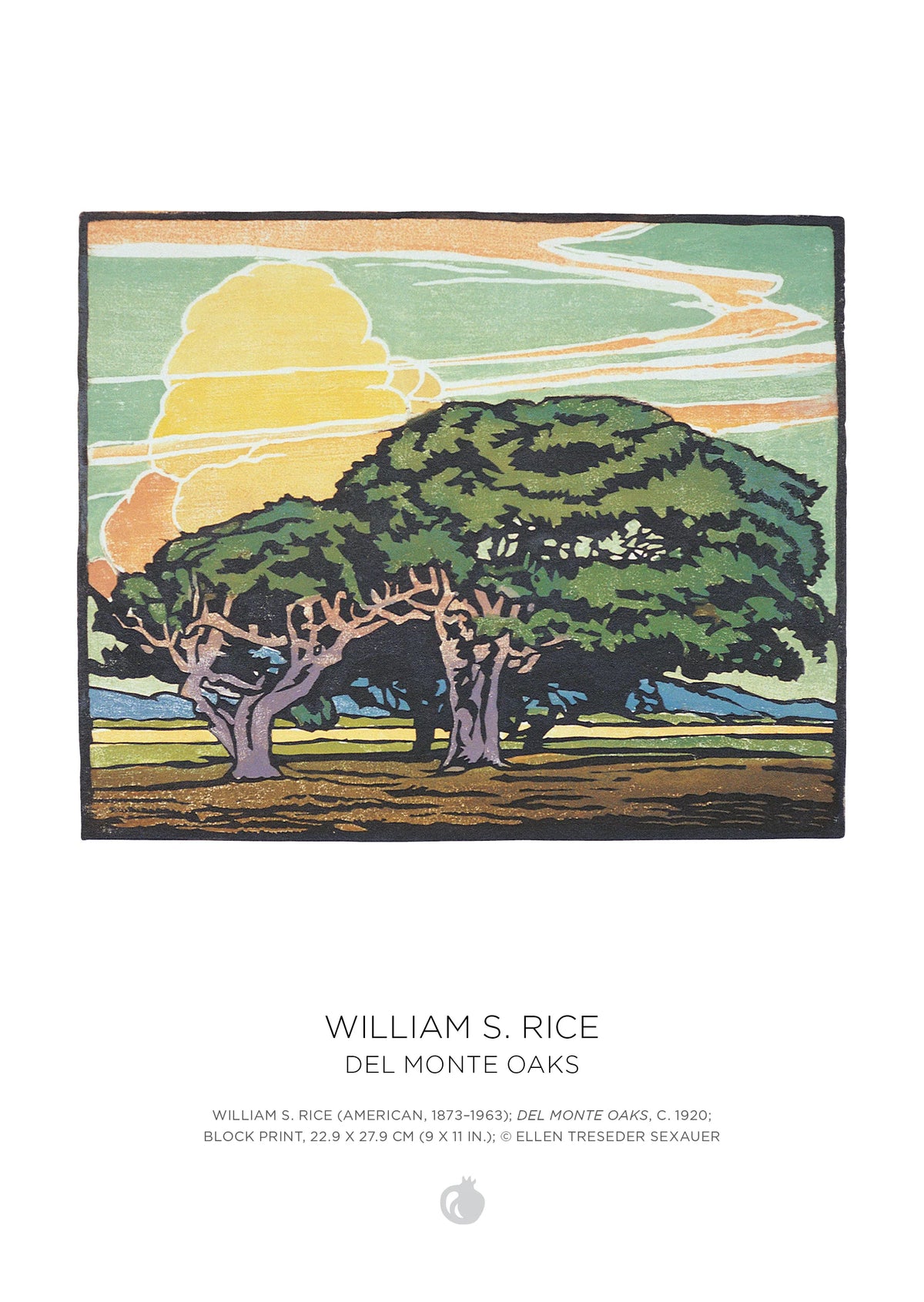 Pomegranate, William S. Rice 120-Piece Double-Sided Jigsaw Puzzle Set