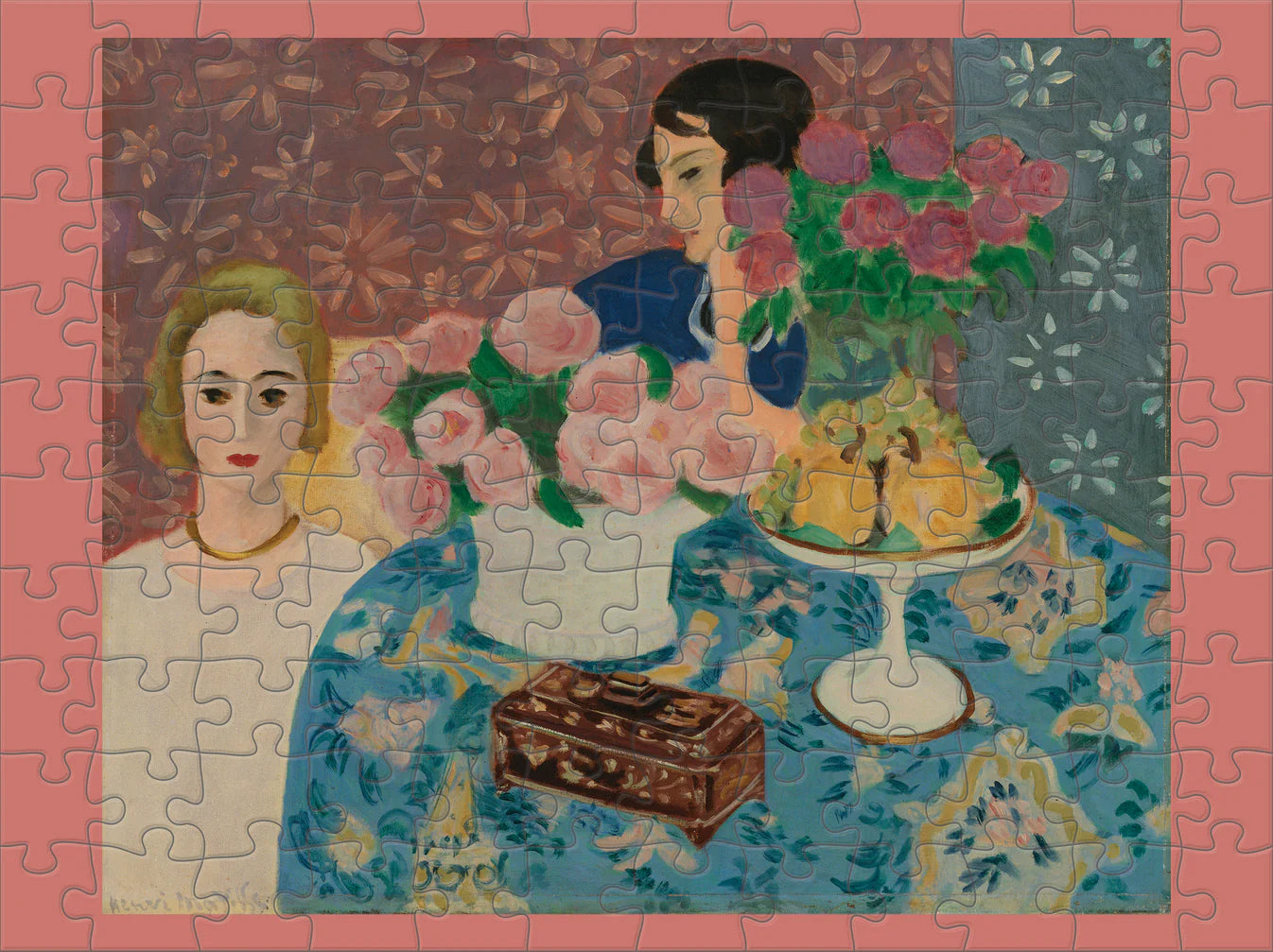 Pomegranate, Henri Matisse 120-Piece Double-Sided Jigsaw Puzzle Set