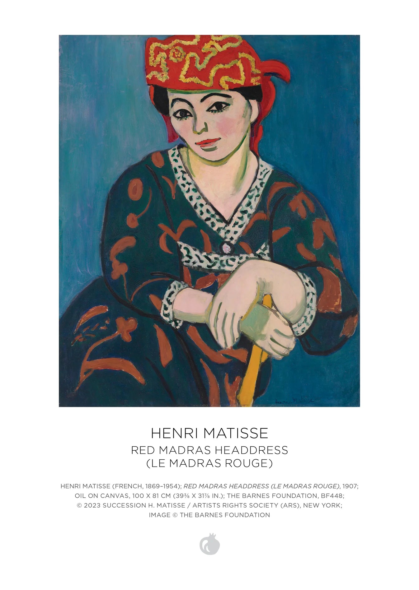 Pomegranate, Henri Matisse 120-Piece Double-Sided Jigsaw Puzzle Set