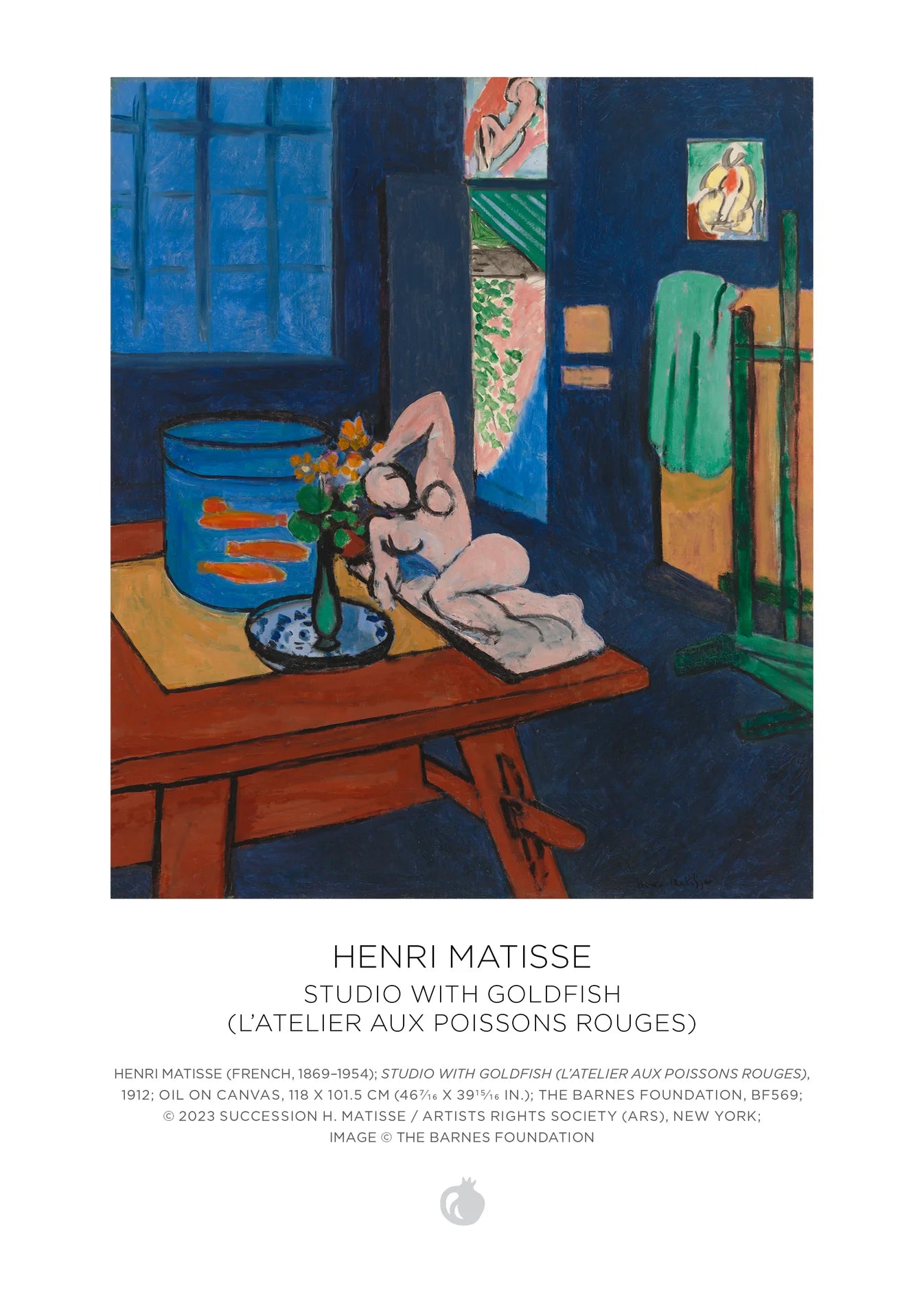 Pomegranate, Henri Matisse 120-Piece Double-Sided Jigsaw Puzzle Set