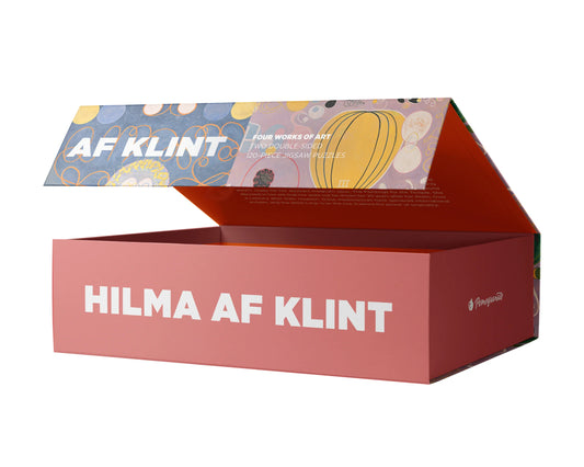 Pomegranate, Hilma af Klint 120-Piece Double-Sided Jigsaw Puzzle Set