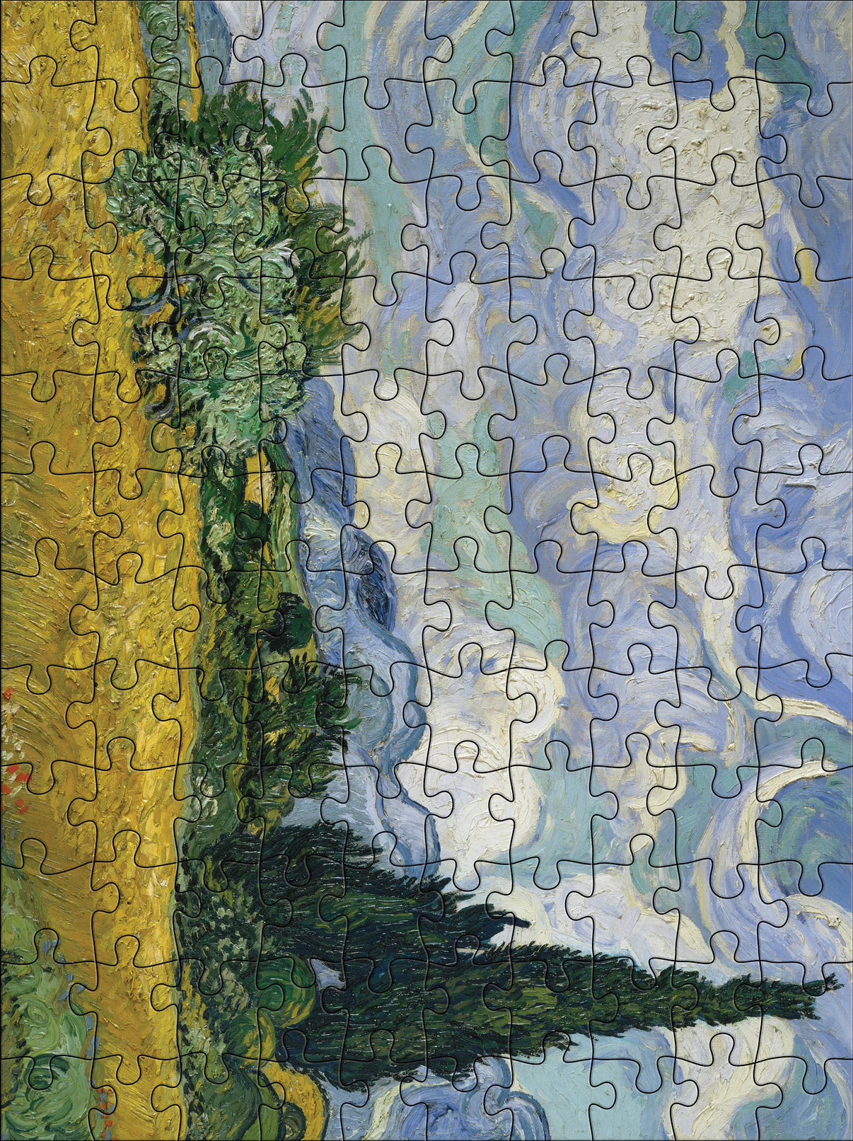 Pomegranate, Vincent van Gogh 120-Piece Double-Sided Jigsaw Puzzle Set