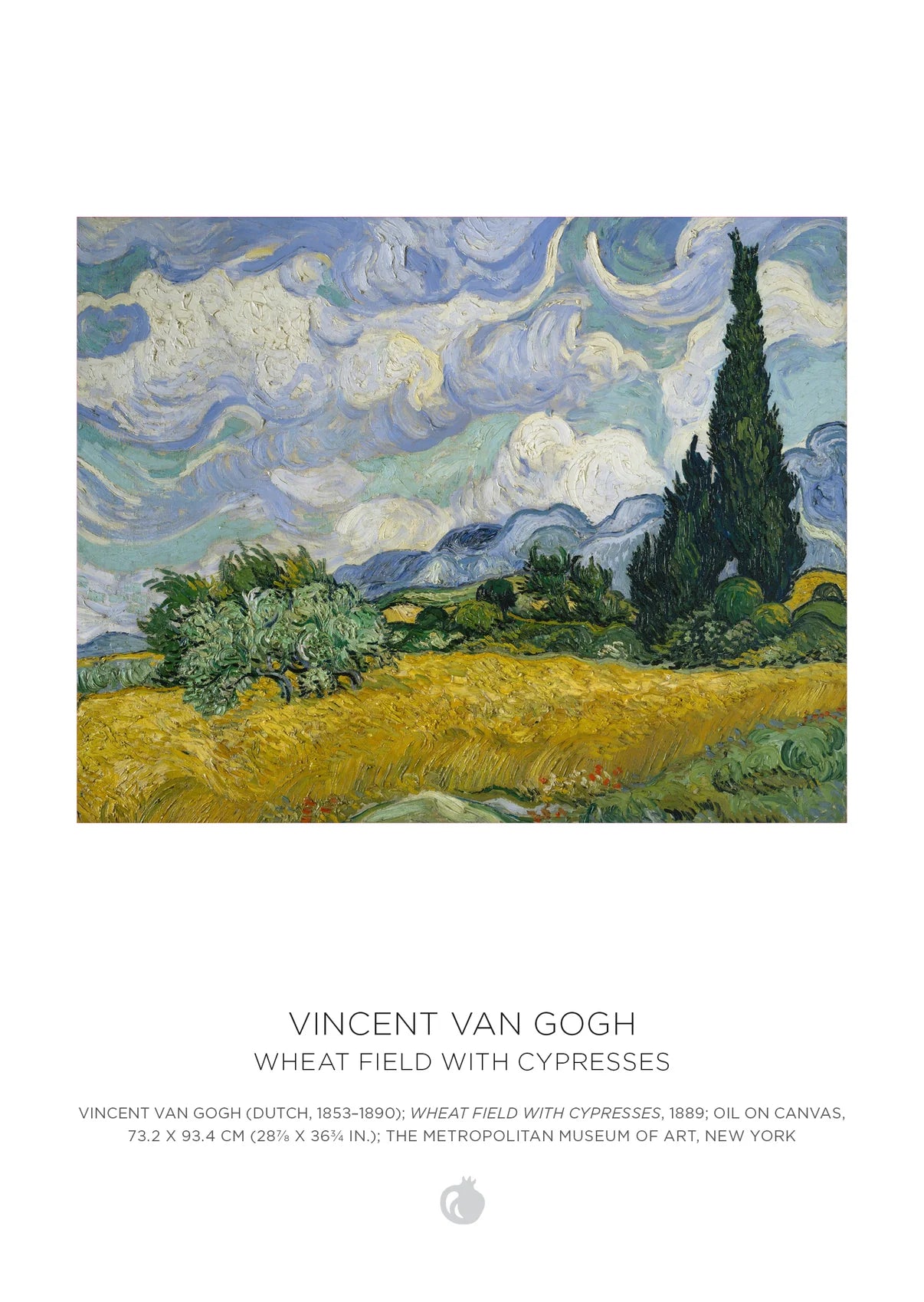 Pomegranate, Vincent van Gogh 120-Piece Double-Sided Jigsaw Puzzle Set
