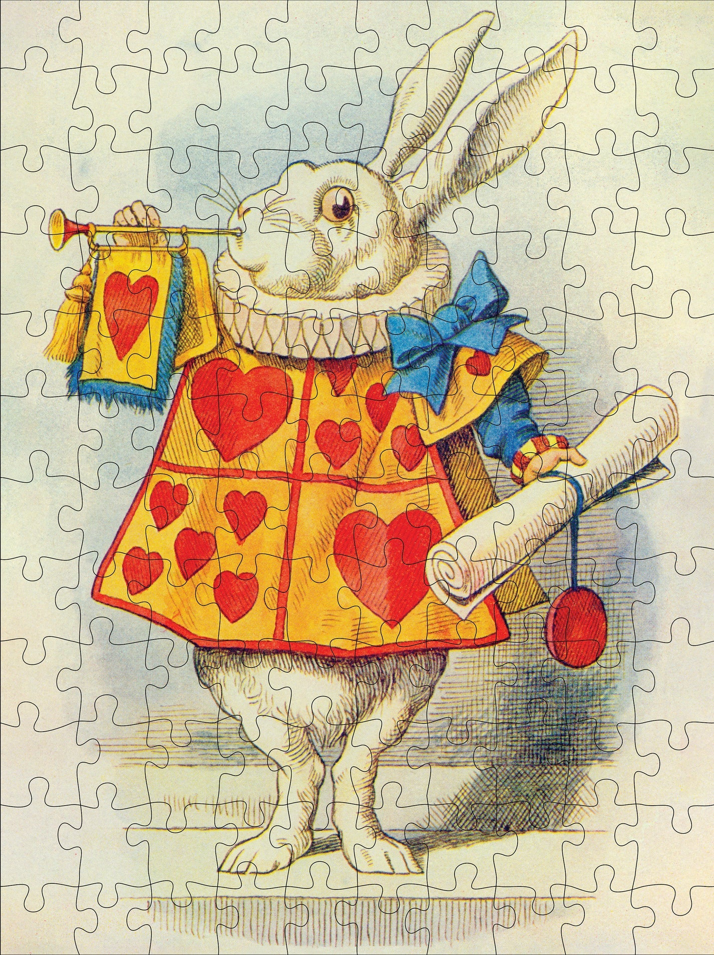 Pomegranate, Sir John Tenniel: Alice in Wonderland 120-Piece Double-Sided Jigsaw Puzzle Set