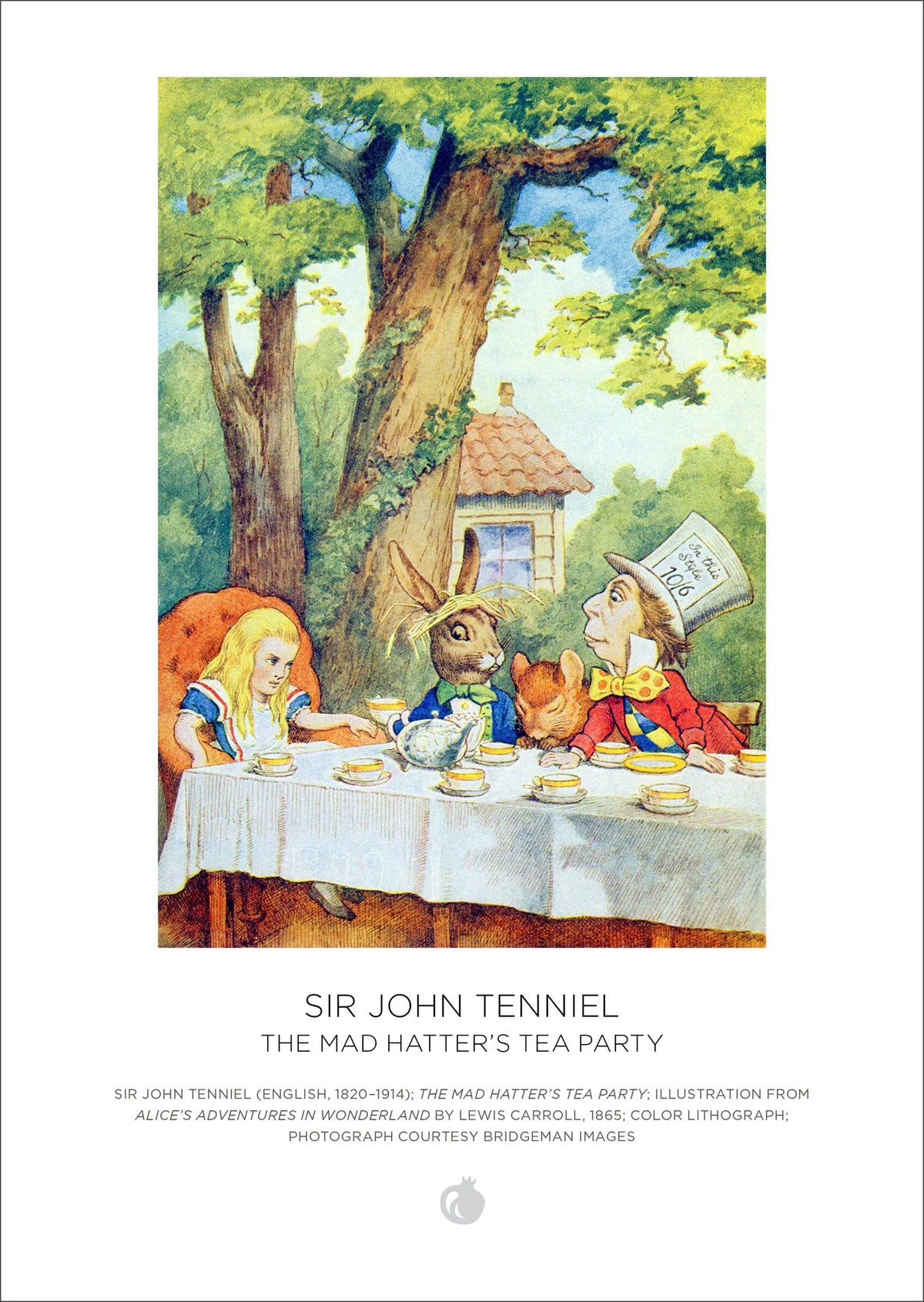 Pomegranate, Sir John Tenniel: Alice in Wonderland 120-Piece Double-Sided Jigsaw Puzzle Set