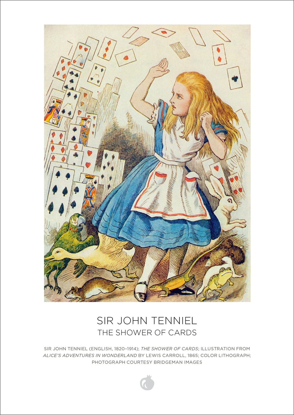 Pomegranate, Sir John Tenniel: Alice in Wonderland 120-Piece Double-Sided Jigsaw Puzzle Set