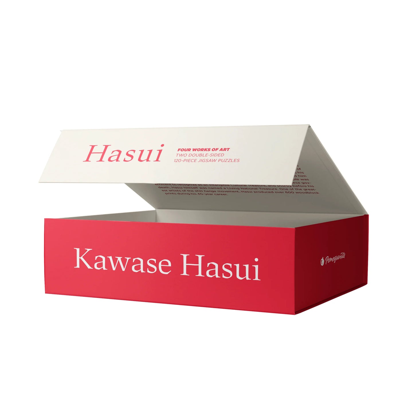 Pomegranate, Kawase Hasui: Snowfall 120-Piece Double-Sided Jigsaw Puzzle Set