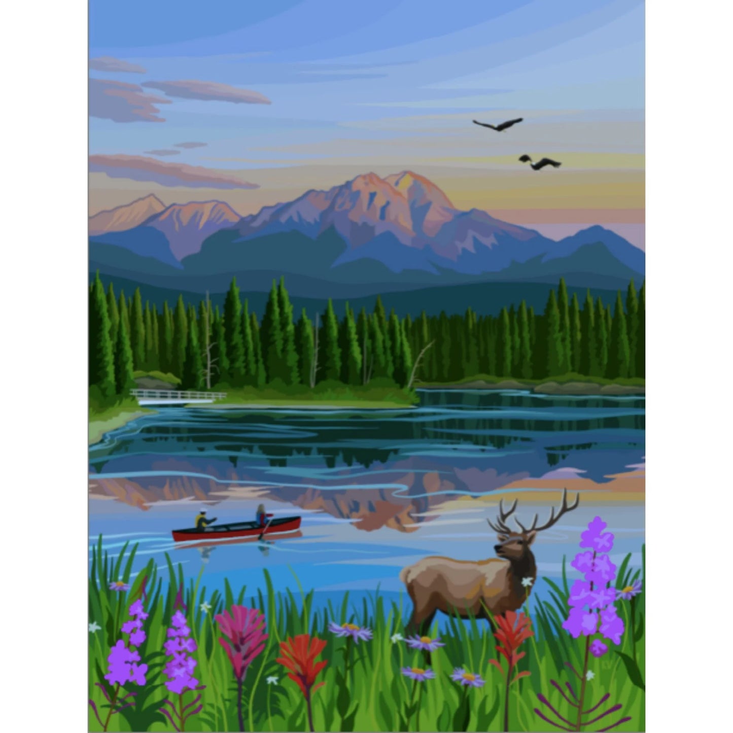 VILLAGER Jasper Flowers | 500-Piece Puzzle for Adults | Designed in Canada by Kelsey Voss