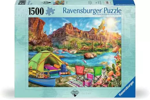 Ravensburger, Canyon Camping, 1500 pieces