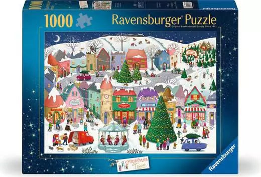 RAVENSBURGER, Christmas Town, 1000 pieces