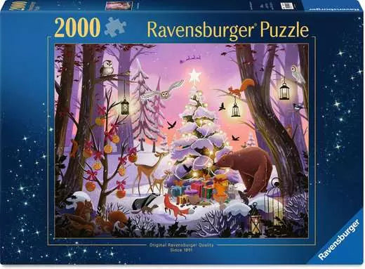 RAVENSBURGER Christmas in the Woods 2000 pc Puzzle