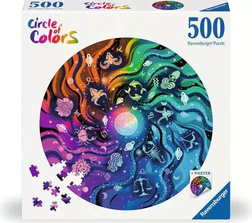 RAVENSBURGER Astrology 500 pc Round Puzzle