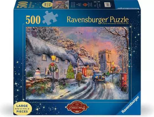 RAVENSBURGER, Coming Home for Christmas, 500 pc Large Format