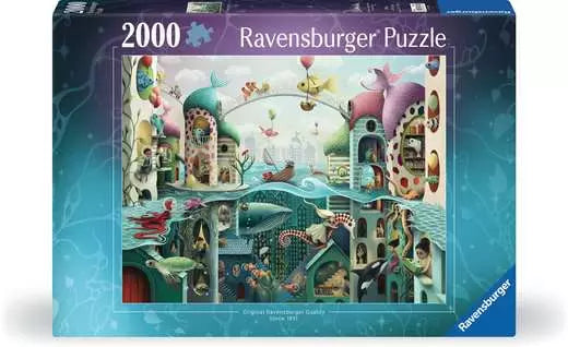 RAVENSBURGER Demelsa Haughton: If Fish Could Walk 2000 pc Puzzle