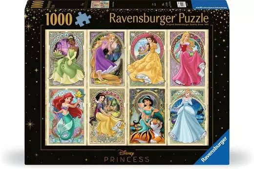 RAVENSBURGER Art Nouveau Princesses 1000 pc Puzzle