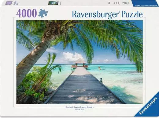 RAVENSBURGER Dream Beach on the Maldives 4000 pc Puzzle