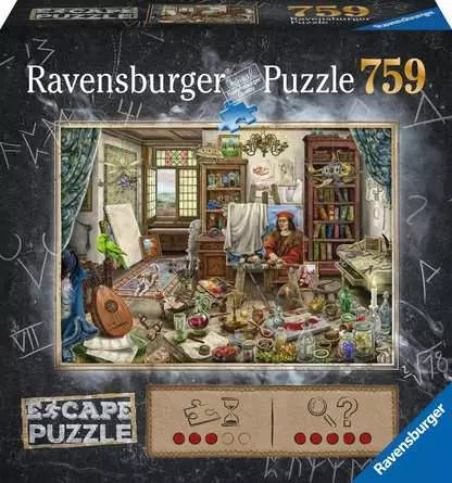RAVENSBURGER ESCAPE: The Artist's Studio 759 pc Puzzle
