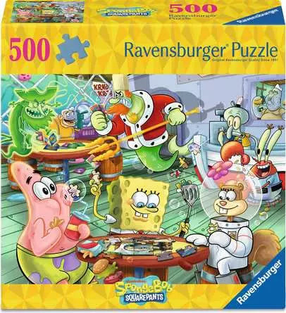 Ravensburger, SpongeBob, SquarePants - Games Night at the Krusty Krab, 500 pieces