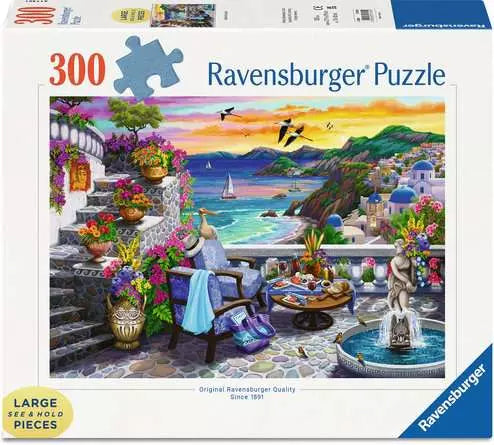 RAVENSBURGER Santorini Sunset 300 pc Large Format