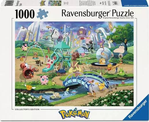 Ravensburger, Pokemon, Eevee and Park, 1000 pieces