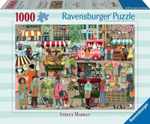 RAVENSBURGER Street Market 1000 Pc Puzzle