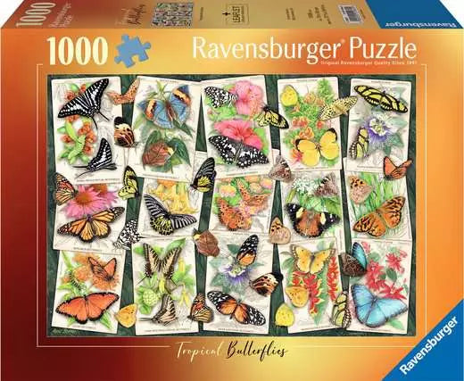 RAVENSBURGER Tropical Butterflies 1000 Pc Puzzle