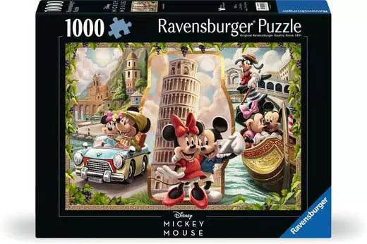 RAVENSBURGER Disney Mickey Mouse - Vacation Mickey & Minnie 1000 Pc Puzzle