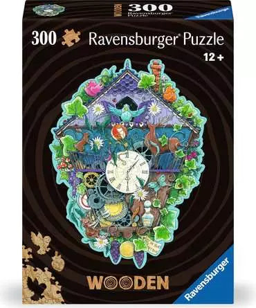 RAVENSBURGER WOOD: Cuckoo Clock 300 pc Puzzle