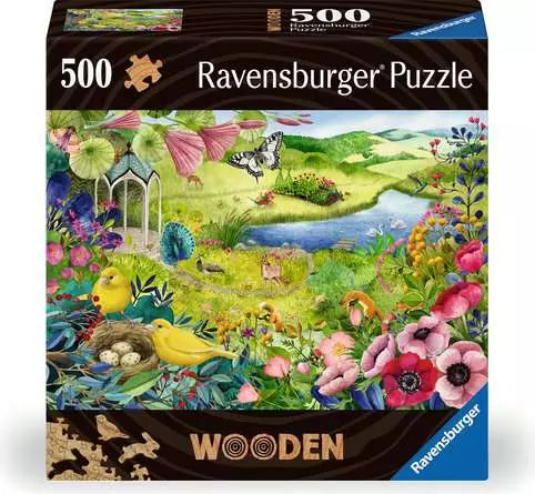 RAVENSBURGER WOOD: Nature Garden 500 pc Puzzle