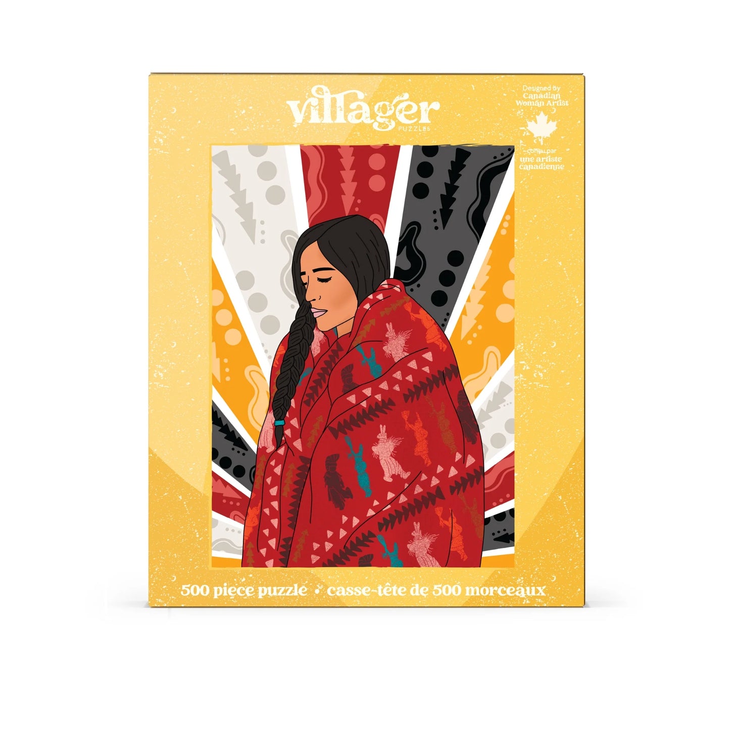 VILLAGER Matriarch Blanket | 500-Piece Puzzle for Adults | Designed in Canada by Jadyn Williams