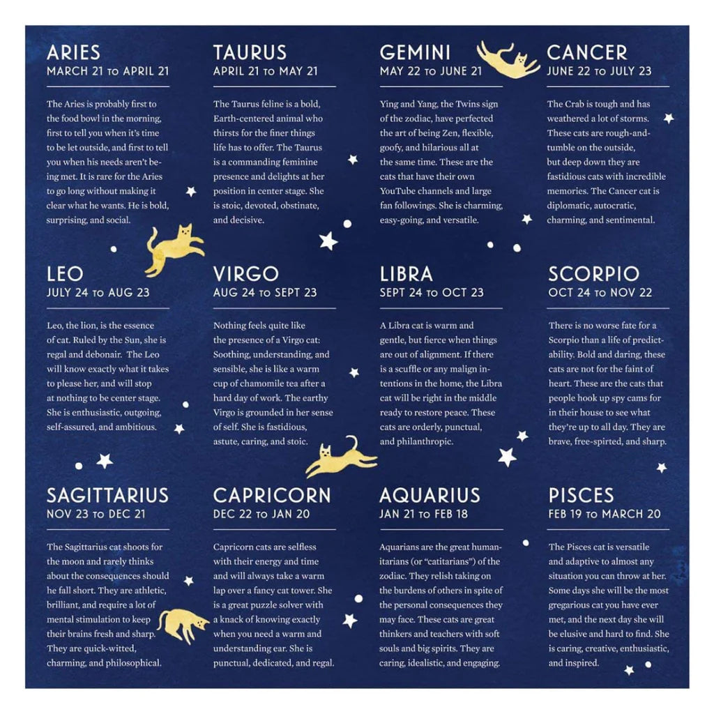 GALISON Cat Zodiac 500 Piece Puzzle