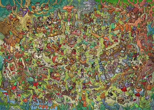 ODD PIECES Mushroom Mayhem (FOR OUTDOOR ADVENTURES) 1000pcs