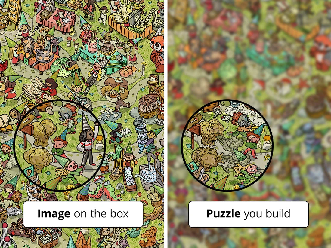 ODD PIECES Mushroom Mayhem (FOR OUTDOOR ADVENTURES) 1000pcs