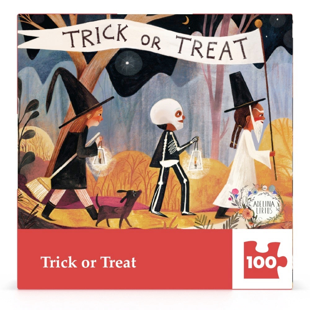 NEW YORK PUZZLE COMPANY, Trick or Treat Mini, 100 pcs