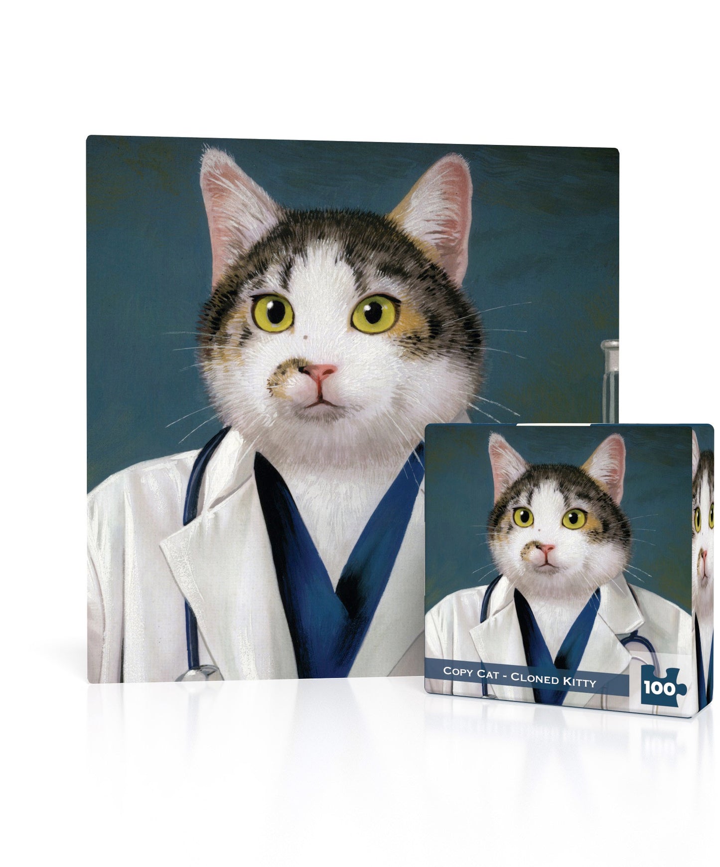 NEW YORK PUZZLE COMPANY, Copy Cat - Cloned Kitty Mini, 100 pcs