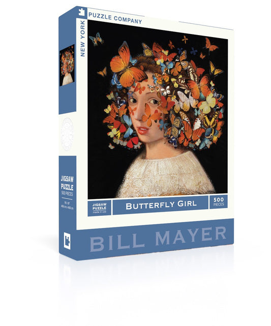 NEW YORK PUZZLE COMPANY, Butterfly Girl, 500 PCS