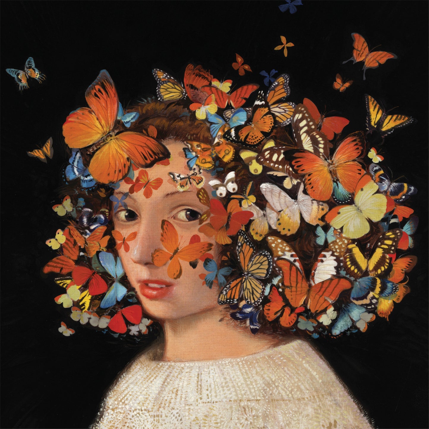 NEW YORK PUZZLE COMPANY, Butterfly Girl, 500 PCS