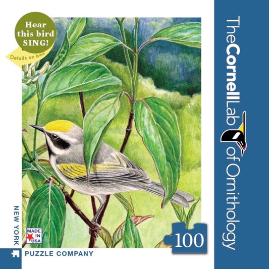 NEW YORK PUZZLE COMPANY, Golden-winged Warbler Mini, 100 pcs