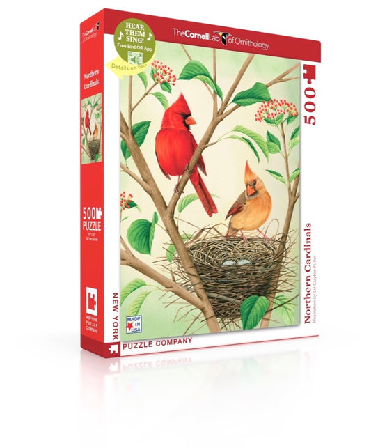 NEW YORK PUZZLE COMPANY, Northern Cardinals, 500 pcs