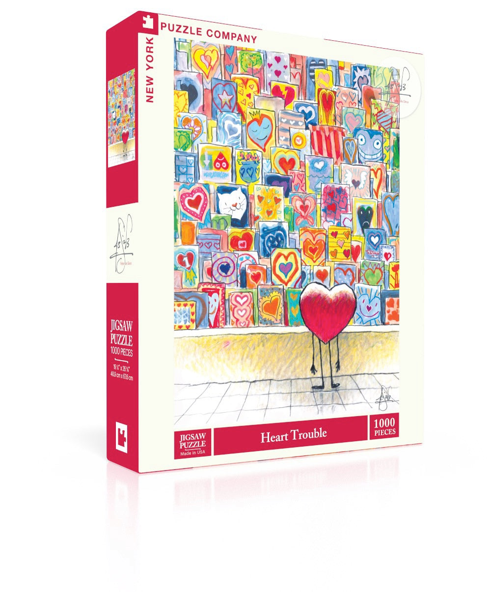 NEW YORK PUZZLE COMPANY, Heart Trouble, 1000 pcs