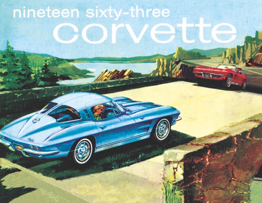 NEW YORK PUZZLE COMPANY, 1963 Corvette Mini, 100 pcs