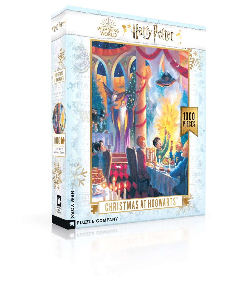 NEW YORK PUZZLE COMPANY, Christmas at Hogwarts, 1000 pcs